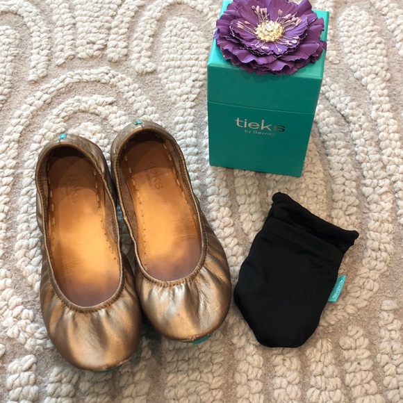 Tieks Shoes - Metallic Bronze Tieks size 8